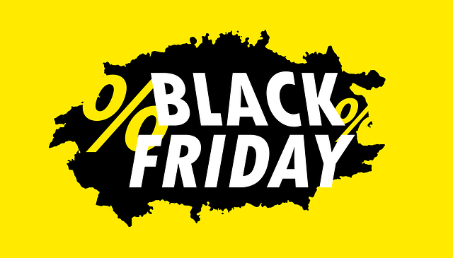 Nápis Black Friday.